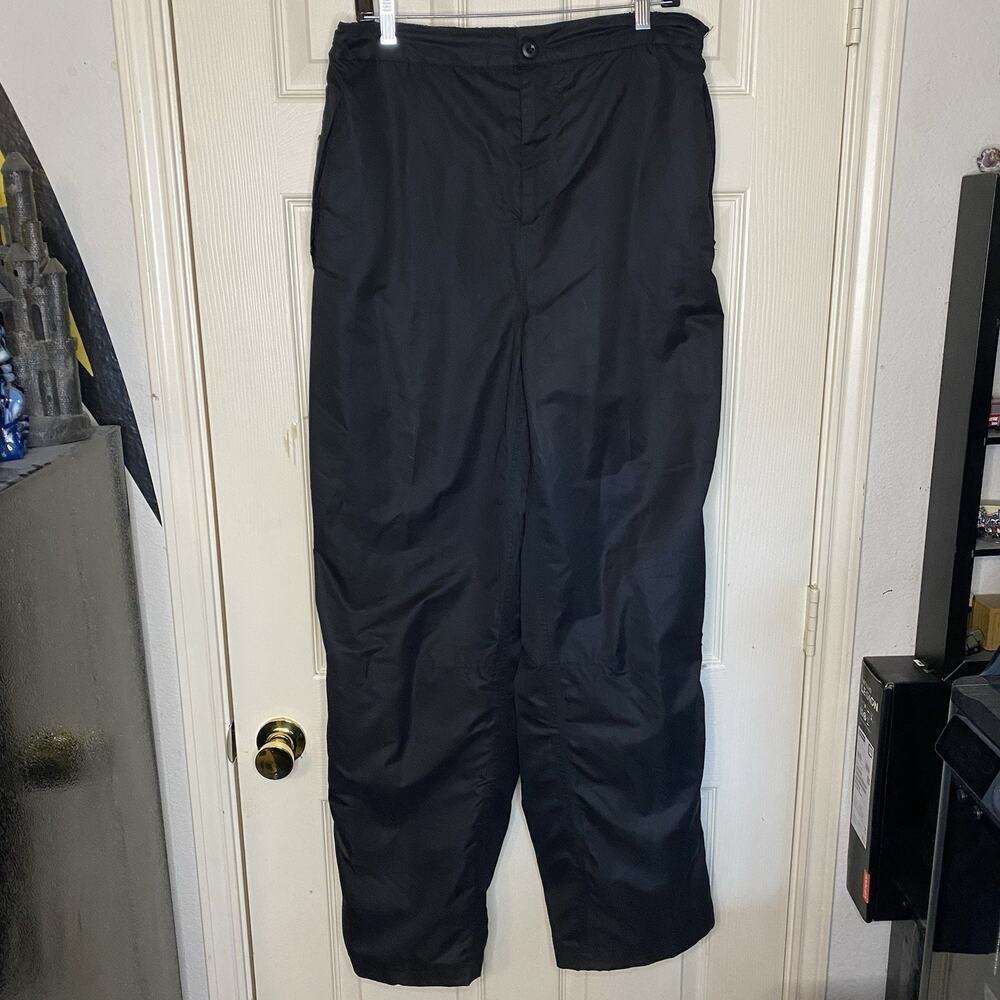 The Weather Co. ~ Rain/Ski/Snow Black Pants ~ Waterproof Mens XL Mesh Lined